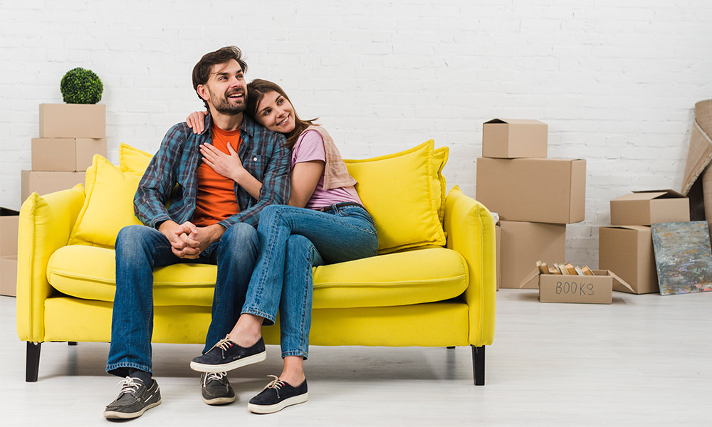 Housekeeper cleaning a hotel room